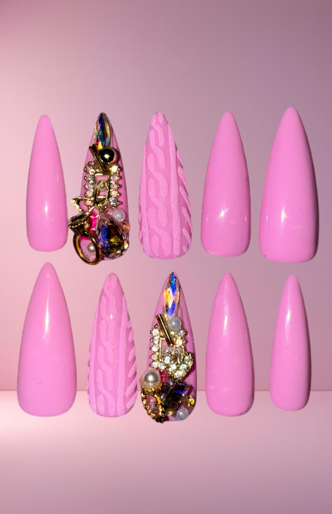 "Babygurl" Press-On Nail Set, Medium