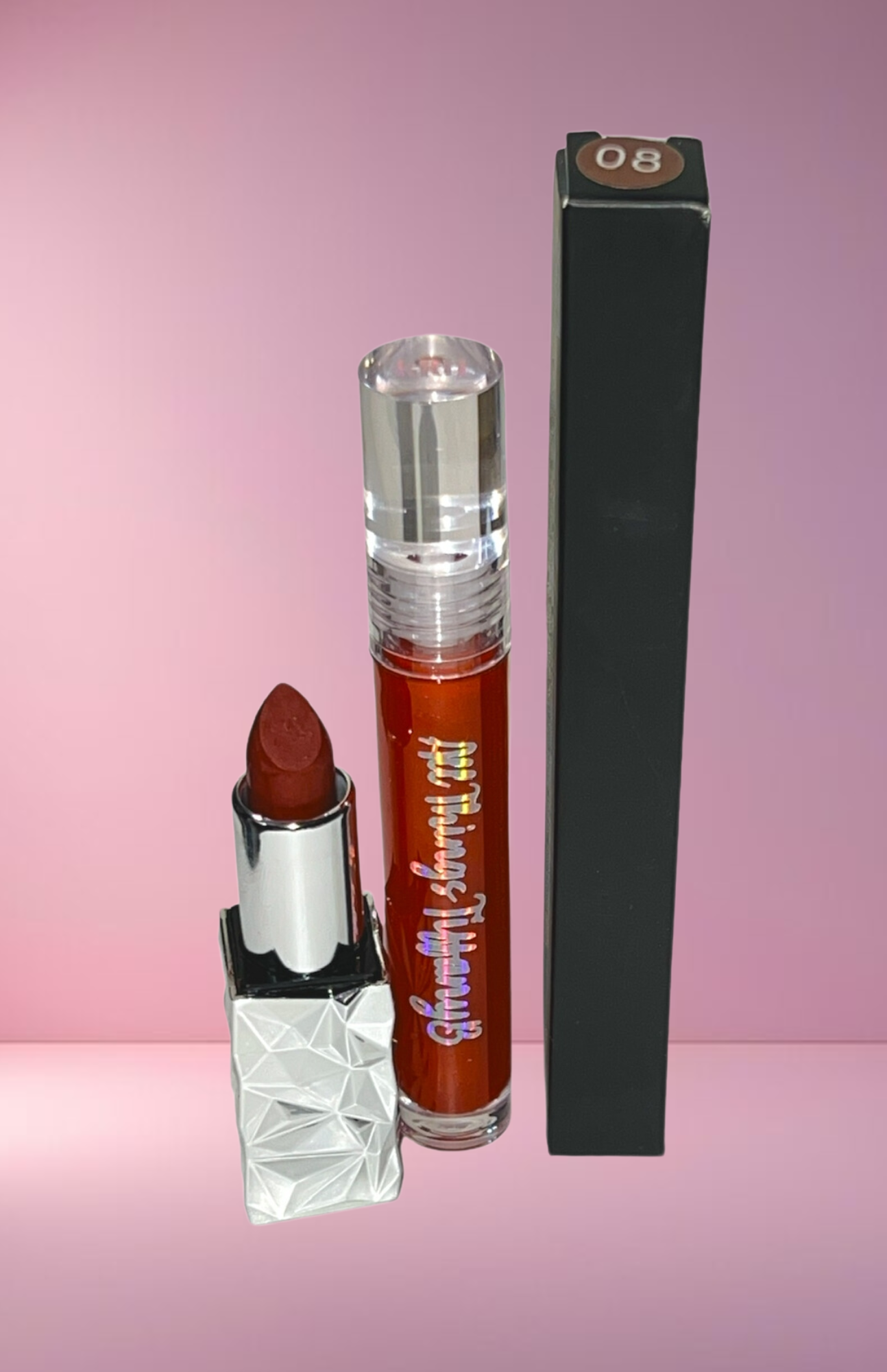 Lipstick, Lipgloss & Liner Combo Sets